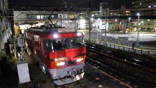 EL120形EL122+チキ10形チキ11~14+EL121 名古屋本線レール工臨 輸送&返空 [大江・東岡崎・美合] R3.11.17~18