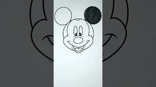 How to Draw Mickey Mouse | Coloring Page Mickey Mouse | #drawing #coloring #colouring #forkids