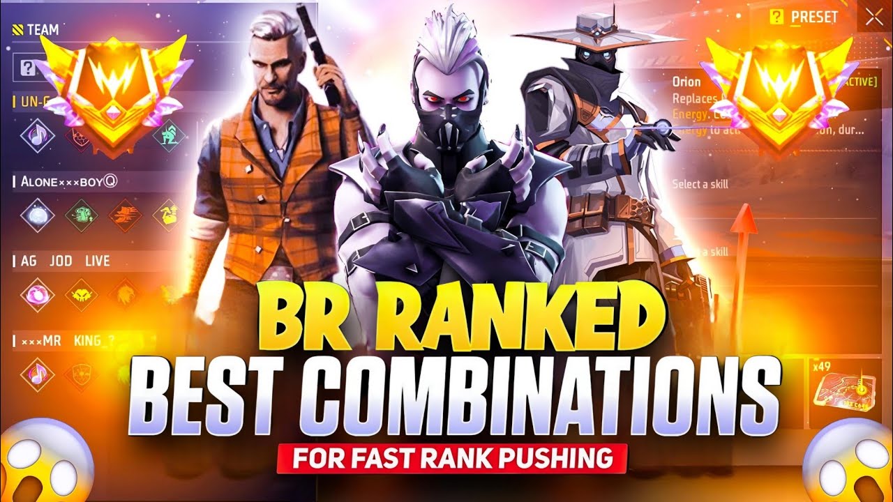 Finding Best Character Skill in Br Rank Push With Random Players For ...