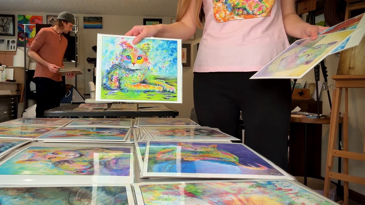 How I manage my MASSIVE art print inventory for art fairs