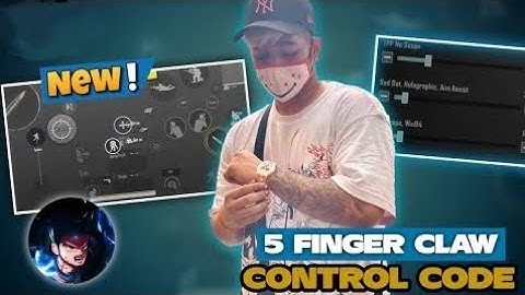 🆕 ScOut 5 Finger Claw — Best Sensitivity | Control Code Bgmi