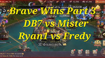 King of Avalon Brave Wins | DB7 vs Mister | Ryan1 vs Fready | Intense  fight | DB7 Gameplay Part 3/3