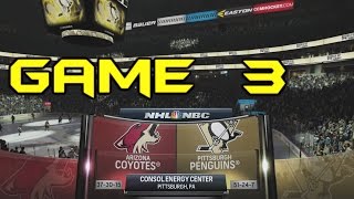 NHL 2015: Game #3 - Arizona Coyotes vs Pittsburg Penguins (Xbox One)