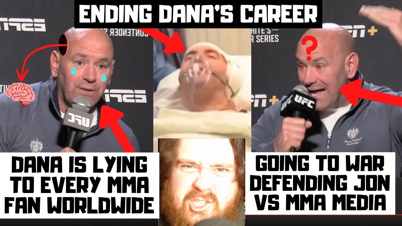 ENDING Dana White's Career! EXPOSED & COOKED For Glazing Jon Jones VS The Media
