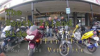 South Island Ride.  And Then There Were Five.
