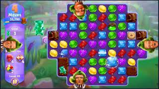 Wonka's World of Candy Level 95 - NO BOOSTERS + FULL STORY 🍫 | SKILLGAMING ✔️