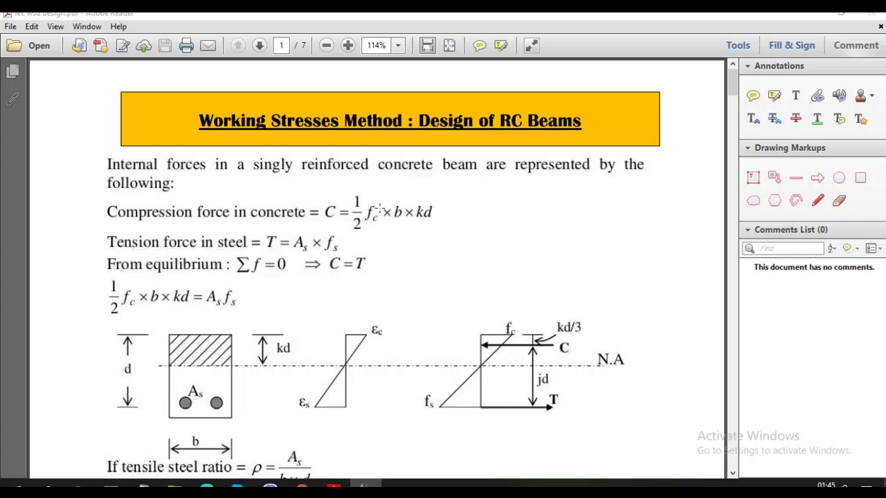 Working Stress Method Design YouTube Working Stress Method Design YouTube