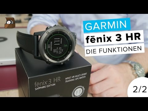 GARMIN FENIX 3 HR // FUNKTIONEN&FAZIT // Teil 2/2 // Deutsch // 4K