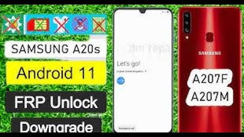 Samsung Galaxy A20s Bypass Frp U3 U4 (SM-A207F) Android 11 Free Package Disable Pro Without Account