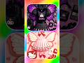 Hello Kitty 🩷 Vs Kuromi 💜 Lisa Or Lena Pink and Purple #pink #tiktok #purple #kuromi #hellokitty