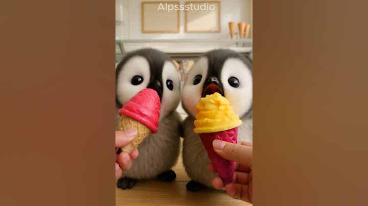 What Happens at the Ice Cream Shop😂#penguin #cute #cuteanimals #trending #ai #adorable #fluffy #pets