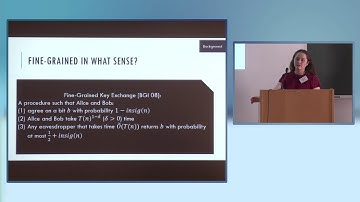 Andrea Lincoln | Public Key Cryptography in a Fine-Grained Setting