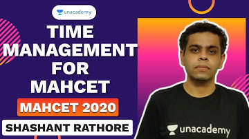 Time Management for MAHCET by Shashant Rathore