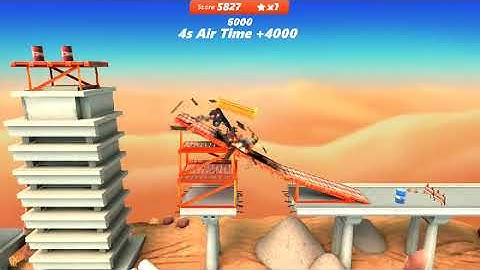 Bridge Constructor Stunts Walkthrough: Level 2-6