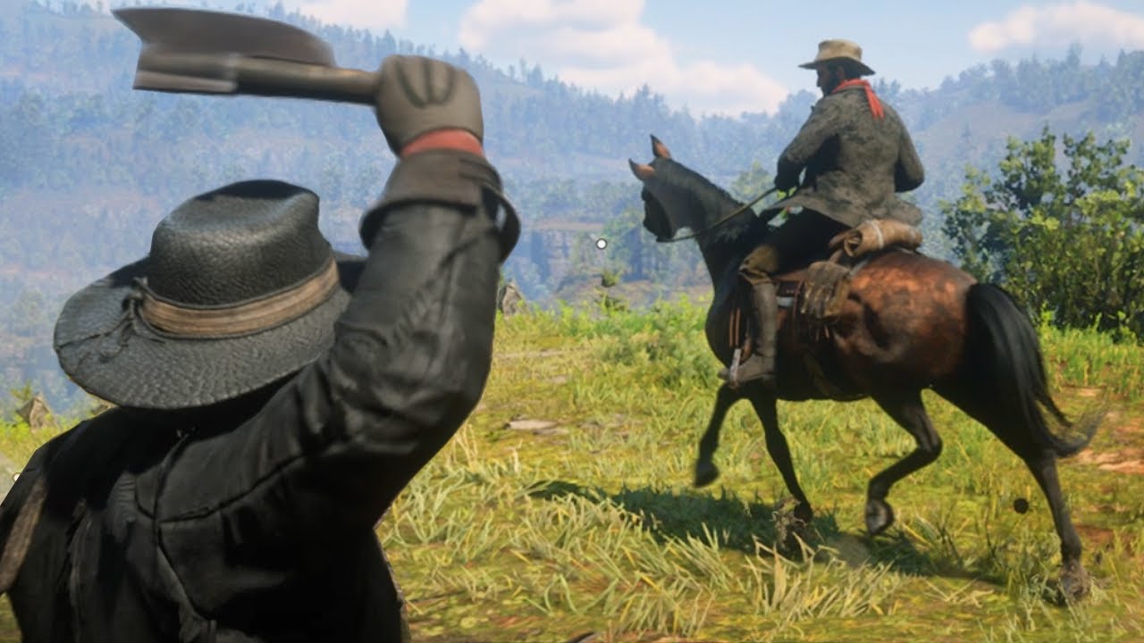 【DE JuN】飛斧俠 – 維護世界和平的重責大任，就交給我了！(red dead redemption 2)