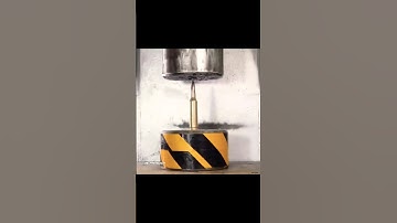Hydraulic press vs Ak47 bullet #shorts