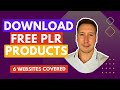 6 Best Sites To Download Free PLR Products in 2025