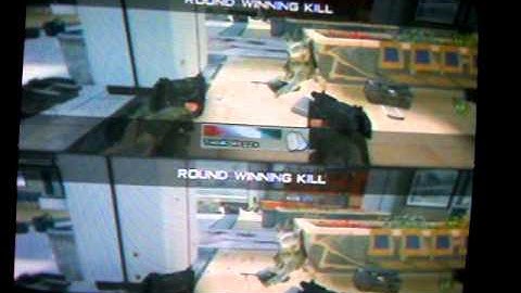 MW2 trick shot split screen