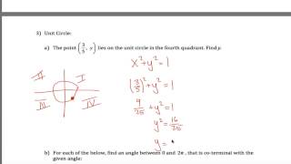log applicaitons and unit circle quiz