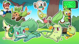 ¿Qué POKÉMON INICIAL de TIPO PLANTA SOBREVIVE MÁS TIEMPO?