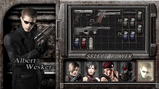 Resident Evil 4 (ORIGINAL) NO DAMAGE - The Mercenaries - Albert Wesker (5 stars All Stages HD 60 FPS