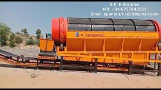 Trommel Screen Machine Biomining Machine For Legacy Waste Disposal