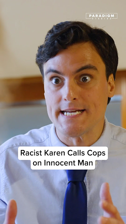 Racist Karen Calls Cops on Innocent Man #shorts