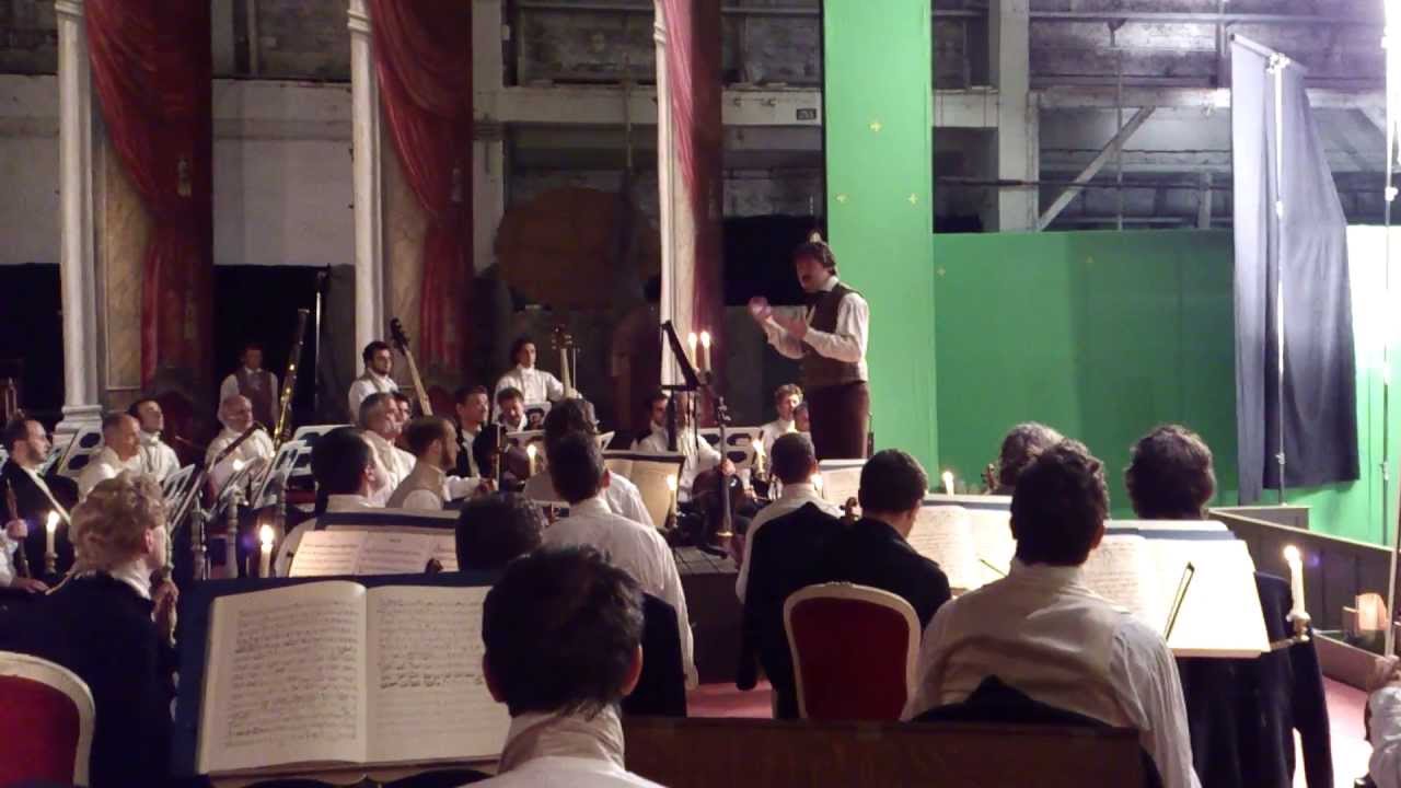 Episode from movie scenes „The Devil's Violinist