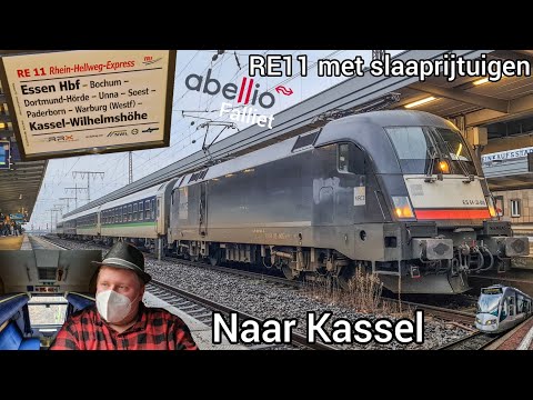 Met EX-SLAAPRIJTUIGEN als STOPTREIN naar KASSEL | Abellio NRW Failliet VLOG