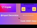 Mastering @Input in Angular | Parent to Child Communication #CodewithDeep #angulartutorial