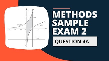 Maths Methods Sample Exam 2 Extended Response Solutions Question 4a