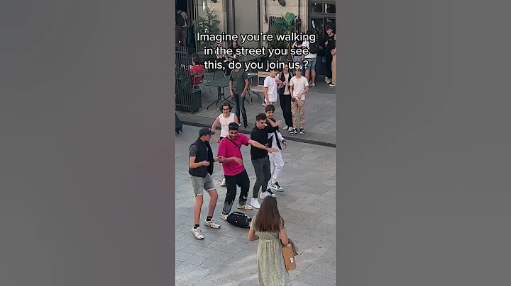 IMAGINE you're walking and you see this guys, do you JOIN them ?