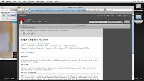 Classroom  Basic Site Layout and Navigation in Dreamweaver CS5   Part 14   Testing and Troubleshooting the Site   Adobe TV