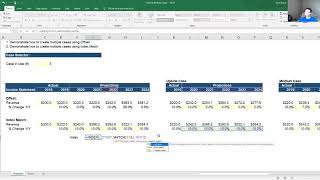 Creating Multiple Case Financial Statements -  Offset vs Index Match
