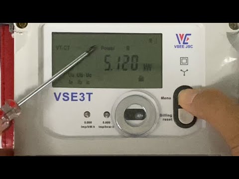 Video Cách đọc công tơ điện Vinasino VSE3T - youtube