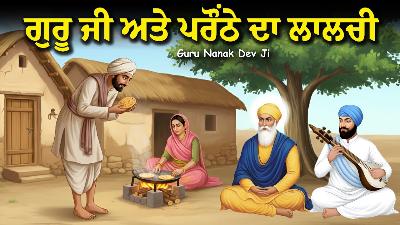 ਗੁਰੂ ਜੀ ਅਤੇ ਇਕ ਪਰੌਂਠੇ ਦਾ ਲਾਲਚੀ | Guru Nanak Dev Ji Sakhi | Remix Katha | United Khalsa