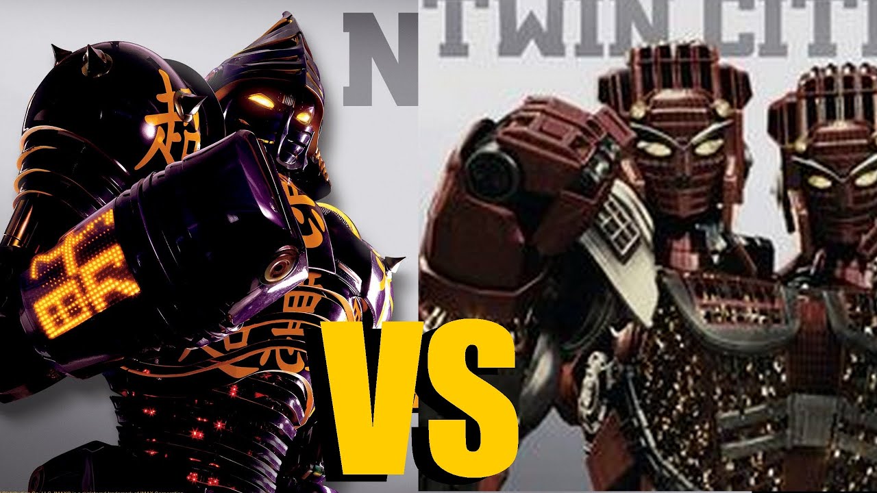 REAL STEEL NOISY BOY Vs TWIN CITIES Vs ZEUS Gigantes de A§o Luta da Liga