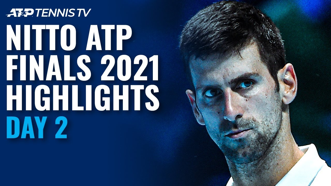 Djokovic vs Ruud and Tsitsipas vs Rublev Nitto ATP Finals 2021 Highlights Day 2