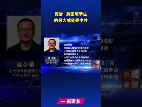 报告： 中共是在美国际学生学者的最大威胁