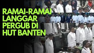 Inappropriate Traditional Clothing for Banten Province's 25th Anniversary