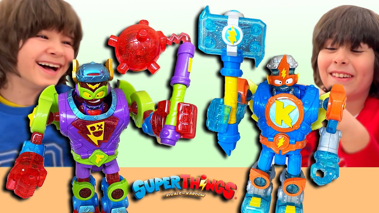 Hacemos RETOS de equilibrio con SuperBots de Superthings