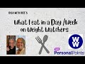 Weight Watchers What I Eat in a Day/Week | Eating on Weight Watchers Personal Points Plans#Whatieat