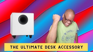 Desk Setup audioengine A2+ and S8 Subwoofer Combo | Audiophile | Gadget Review