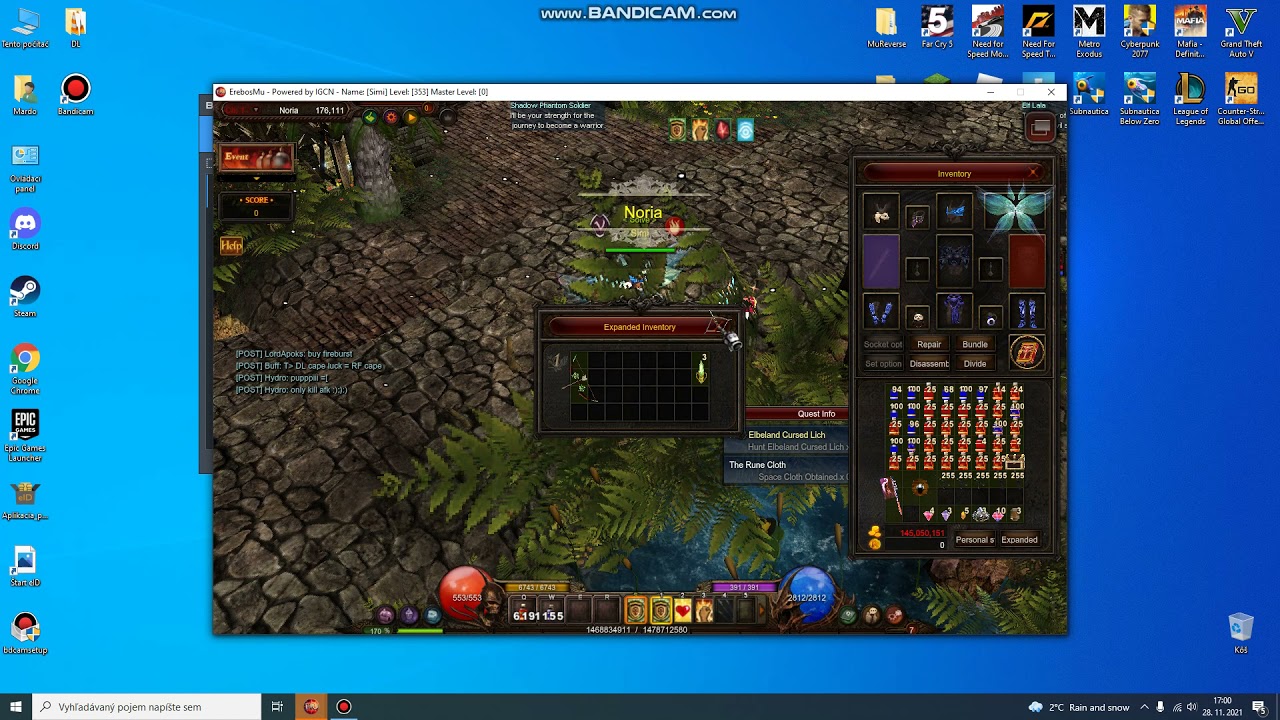 Mu online S16 / elf bug/ arrow reloaded