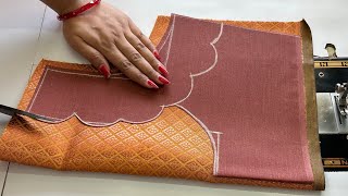 Designer Blouse Back Neck Designs | Blouse Ka Design | Cutting And Stitching Back Neck Blouse Design screenshot 5