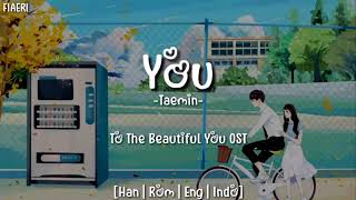 indosub Taemin  You to The Beautiful You Ost