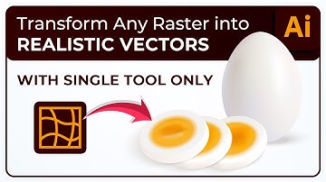 Mastering Vectorization: Convert Any Raster Images into Realistic Vectors in Adobe Illustrator!