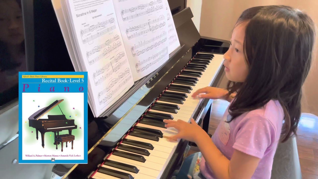 Watch Sonatina In G Major 1st Movement - Alfred Basic Piano Library Recital Book Level 5, By Olivia on YouTube Watch Sonatina In G Major 1st Movement - Alfred Basic Piano Library Recital Book Level 5, By Olivia on YouTube