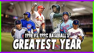 Was 1991 or 1998 The Greatest Season in MLB History?