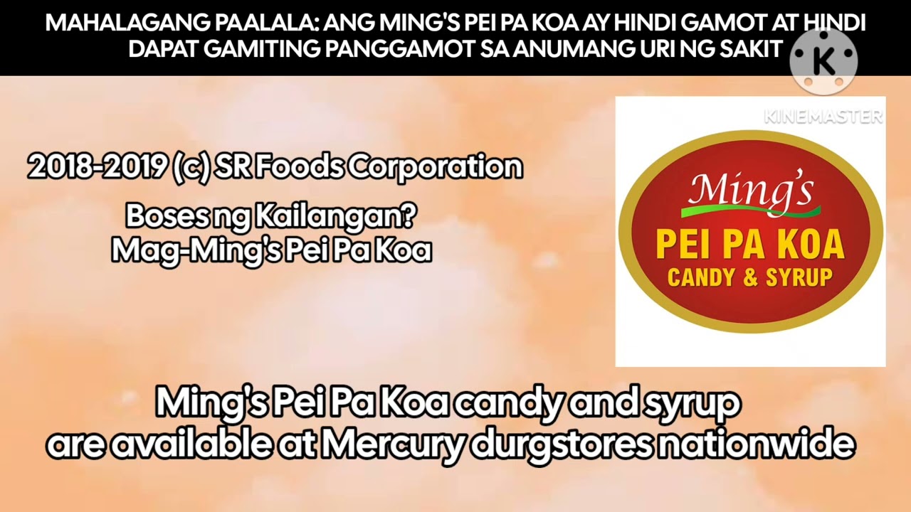 Ming's Pei Pa Koa Radio Ad (2018)